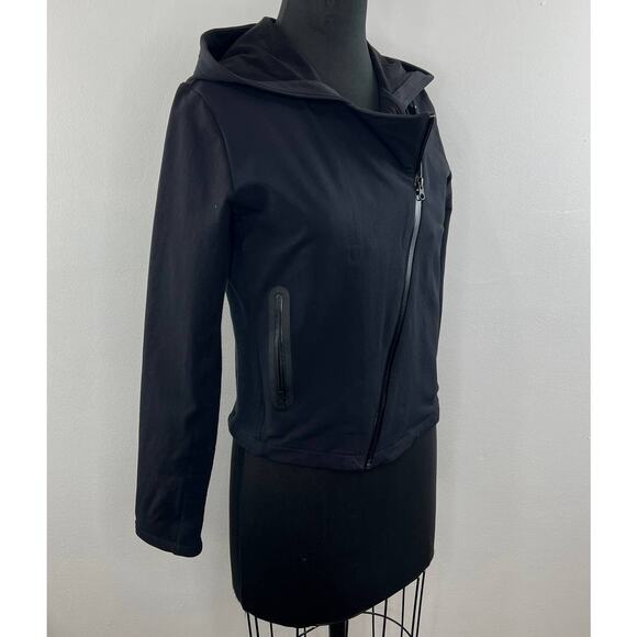 NIKE Black Sportswear Tech Pack Softshell Long Sleeve Hooded Zip Jacket Size M - Picture 2 of 9